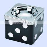 Factory Price Tin Ashtray, Square Portable Cigarette Cigar Ashtray