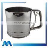 3 Cups Single Strainer Manual Stainless Steel Flour Sifter thumbnail-1