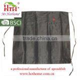 Black Waist / Bar Half Apron With Pocket /waist Apron With Big Logo thumbnail-6