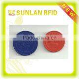 13.56mhz Passive Programmable Embossed Plastic Rfid Token Coin With S50 for Metro(professional Maunfacuturer) thumbnail-1