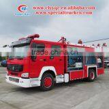 SINOTRUK HOWO 5000liter Water Tank 1000liter Foam Tank Fire Truck for Sale thumbnail-1