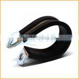 China Manufacture Best Quality Iron Zinc Coated Rubber Hose Clamp thumbnail-3