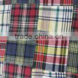 Yarn Dyed Madras Cotton Patchwork Handmade Pure Fabric thumbnail-1