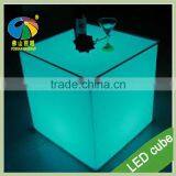 PE Material LED Cube Seat for Decoration RGB LED Cube Chair thumbnail-4