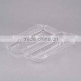 Clear Hinged Plastic Clamshell Food Container, Take Out Packaging Box for Cake, Cookie, Bread, Cheap Price thumbnail-4