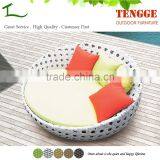 YH-8167 Rattan Wicker Sun Bed Outdoor Garden Round Bed thumbnail-1