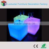 16 Color Change Battery Operated Party/event Illuminated Led Cube Chair thumbnail-3