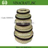 Seagrass Storage Boxes Set of 5