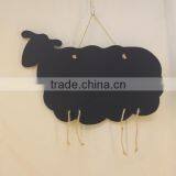 2017 MDF Cute Style Wall Wooden Shaped Chalkboard With Double Side for Kids thumbnail-1