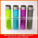 Frosted Bpa Free Water Bottle thumbnail-1