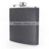 Hip Flask Leather Wrapped Flagon With High Quality Stainless Steel thumbnail-3