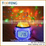 Music PROJECTOR Clock Watch Stars Night Lights Bright Dim Kids Child thumbnail-1