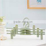 Wholesale Stock Small Order Rotatable With Clip Plastic Clothes Hanger thumbnail-3