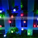 Color changing outdoor indoor copper/rubber cable led christmas tree decoration light