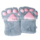 Anime Cosplay Party Costume Cute Cat Bear Plush Paw Claw Gloves thumbnail-5