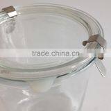 125ml 250ml 540ml Lock Lid Glass Jars With Sealed Silicone Rubber Gasket Ring thumbnail-6