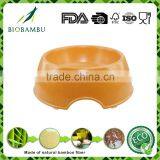 High Standard Diswasher Safe Compostable Bamboo Fiber Pet Bowls
