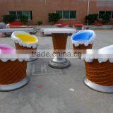 Ice Cream Table and Chair for Hotel or Bar thumbnail-1