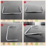 Store Fixtures Slatwall Hang Rail U-Shaped Hanging Bar Chromed Clothing Hanging Bracket thumbnail-1