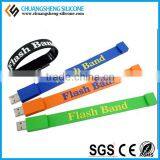 USB and Bracelet Function Silicone Bracelet, Various Capacity USB Memory, 32GB Memory USB thumbnail-1