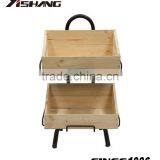 Wholesale Fashion Wooden Cosmetic Display Stand For MAC Makeup