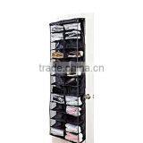 26 Pocket Hanging Over the Door Shoe Storage With 3 Hooks thumbnail-1