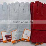 DDSAFETY Hot Sale Cheapest Red Cow Split Welding Gloves thumbnail-6