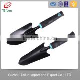 Small Plastic coated A3 Steel Garden trowel with PP+TPR Grip handle