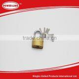 Iron Padlock With Brass Color,with 6pcs Iron Keys thumbnail-2