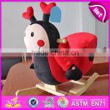 2017 Hot Sale Wooden Rocking Horse Kids' Wooden Rocking Horse Toy, Cheap Wooden Rocking Horse W16D109 thumbnail-6
