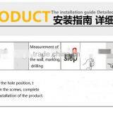 2016 The Hottest Wholesale Price Storage Bath Hardware Factory Supply Stainless Steel Towel Ring Square thumbnail-6