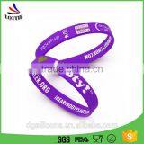 Custom Promotional BPA Free Silicone Bracelet, Cheap Silicone Wristband thumbnail-5