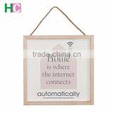 High Quality Wooden Photo Frame Mounted on the Wall With Rope thumbnail-1