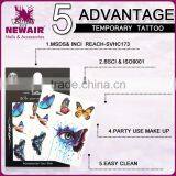New Design Flash Tattoo Removable Waterproof Black Temporary Tattoo Stickers Temporary Body Art Tattoo thumbnail-3