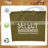 Advertising Jute Bag With Cord Handle thumbnail-1