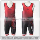 Custom Sublimation Wrestling Singlet/ Cheap Wrestling Singlets for Sale thumbnail-3