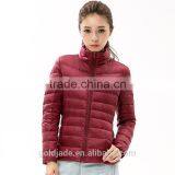 Wholesale Woman Ultra Light Down Jacket Winter Feather Weight Ladies Down Jacket thumbnail-4