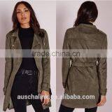 Best Selling Girls Faux Suede Biker Jacket Low Price thumbnail-6