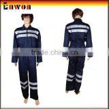 Navy Blue Insulated Reflective Cotton Fire Fighter Coveralls