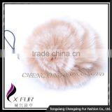 CX-A-54F Hand Made Wholesale Fur Flower Mobile Phone Charm Keychain thumbnail-6