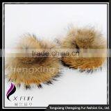 CUFF-2D Cute And Lovely Mongolian Raccoon Fur Fur Cuff / Bracelet thumbnail-2