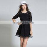 Maxnegio White Lace Women's Fashion Vestidos Casuales Summer Dress thumbnail-4