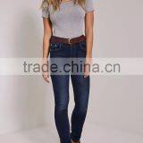 Women Body Shaper Basic Grey Round Neck Bodysuit Short Sleeve 95 Cotton 5 Spandex Jumpsuit thumbnail-4