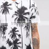 Hot Sale Wholesale Price Summer Casual 180g 100% Cotton Short Sleeve Digital Printing Mens POLO T-shirt thumbnail-3