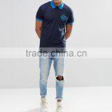 MGOO High Quality 100 Cotton Pique Polos Custom T Shirt Printing Short Sleeves Polo Tops thumbnail-5