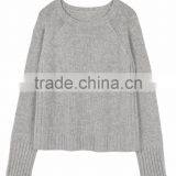 Grey Ladies Sweater Designs Pictures Sweater Women Fashionable Knitwear 2016 thumbnail-4