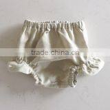 Newborn Baby Clothes Baby Mushroom Linen Frill Bloomers Little Boy Girl Bulk Buy Grey Underwear thumbnail-1