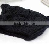 Funny Animal Shaped Women's Hat Cat Ear Knitted Hat thumbnail-5