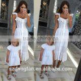 Popular Designs Women Dresses Summer High Qulaity Mother Daughter Matching Dress thumbnail-1