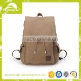 Custom Canvas School Backpack Bag thumbnail-1